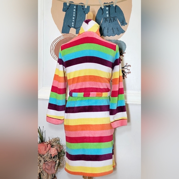 Joe Boxer Multicolor Striped Kids Robe - Picture 2 of 4